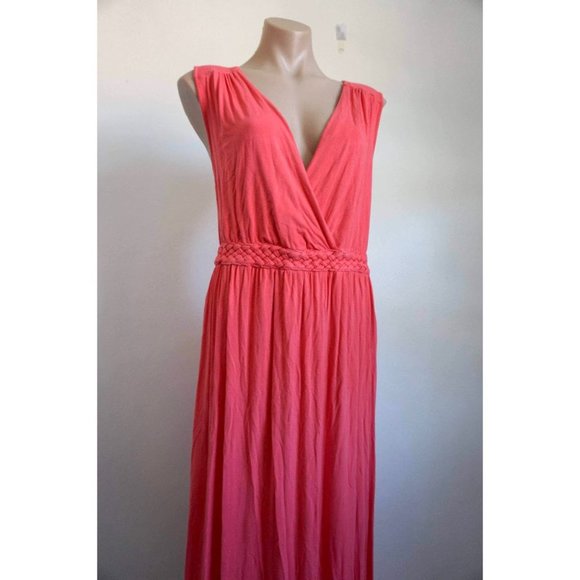 AUTOGRAPH plus 20 watermelon cross over summer beach MAXI DRESS ♡ B1062 - Picture 8 of 9